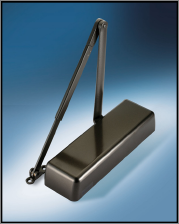 AHP DC41 Series heavy duty door closer - shown in duranodic finish